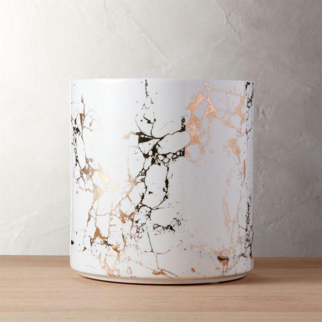 Palazzo Medium Marbleized Planter