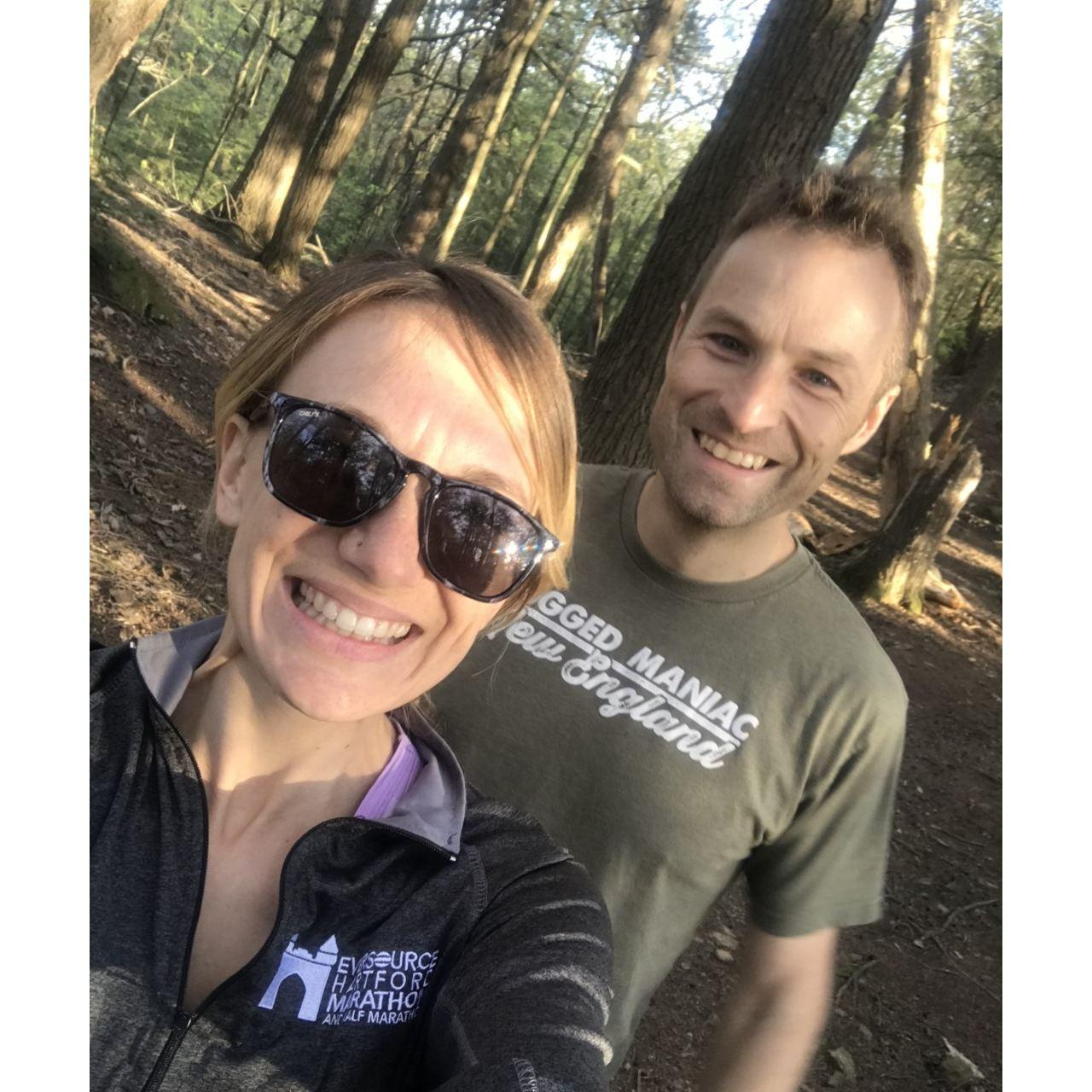 An evening woods walk in Northampton, MA