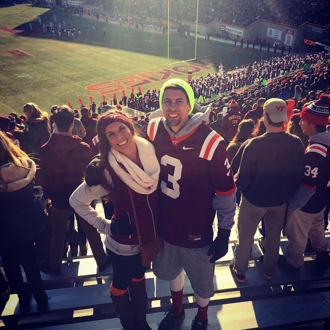 Returning 'Home' to Virginia Tech for the Hokies Maroon Effect Game in 2016!