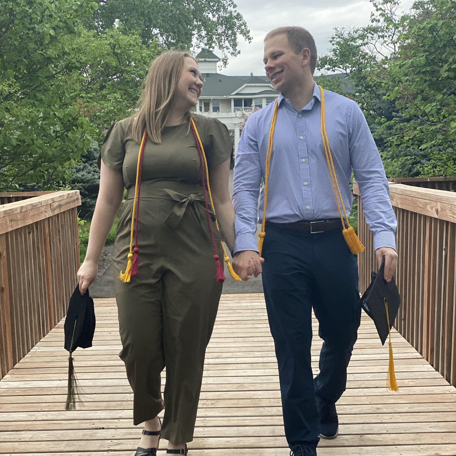 Grant & Kayla's graduation pictures May 2023
