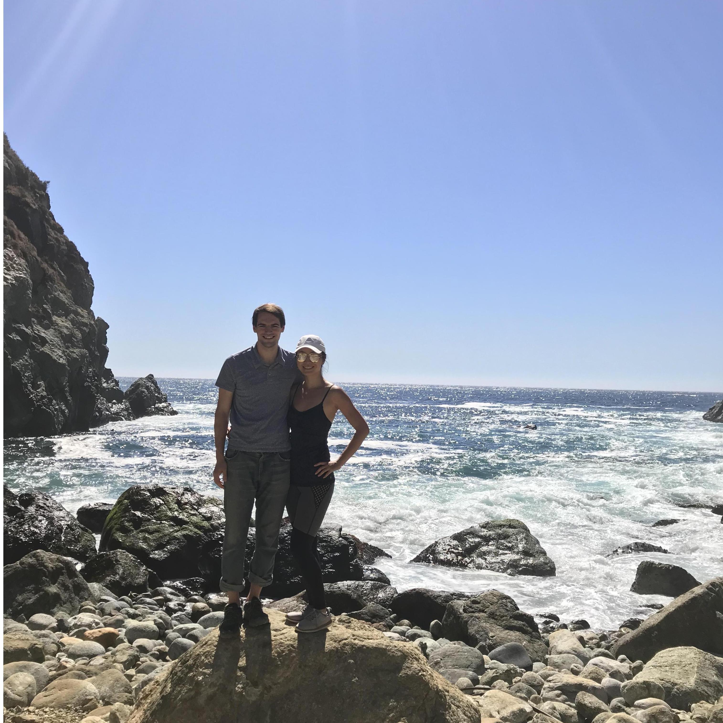 Chang's birthday trip to Big Sur