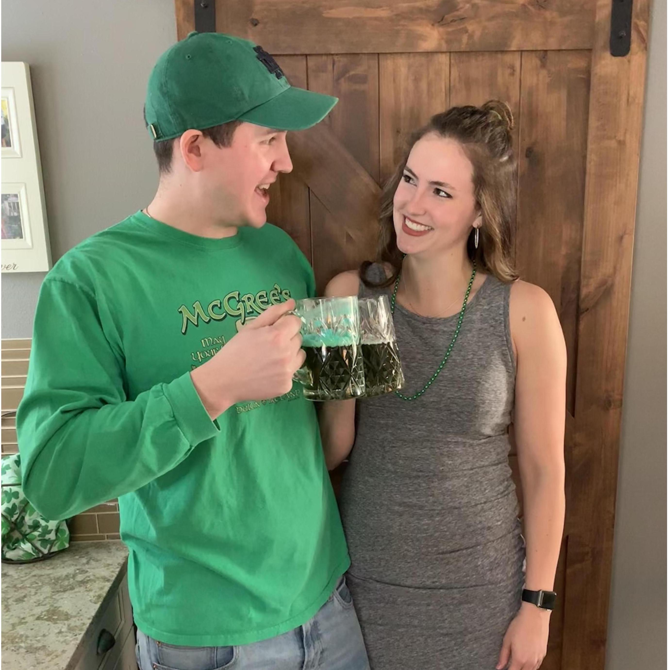 St Paddy's day celebratin'
