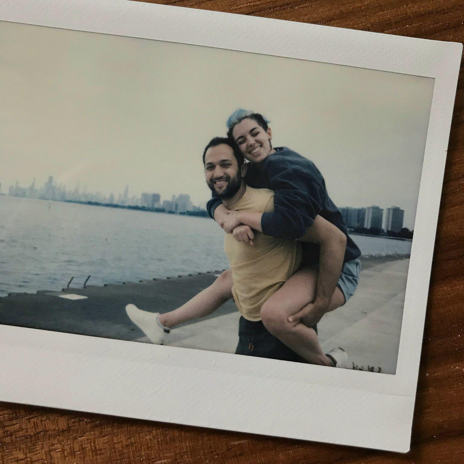 Our first photo together!