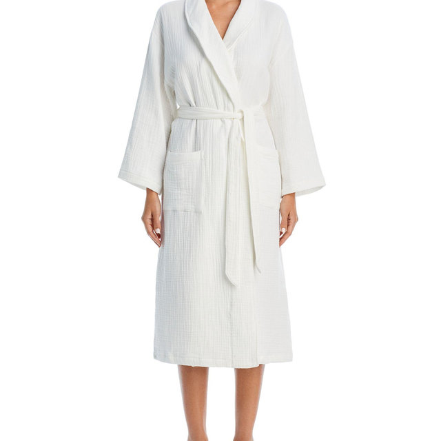 BAREFOOT DREAMS Malibu Collection Muslin Cotton Spa Robe