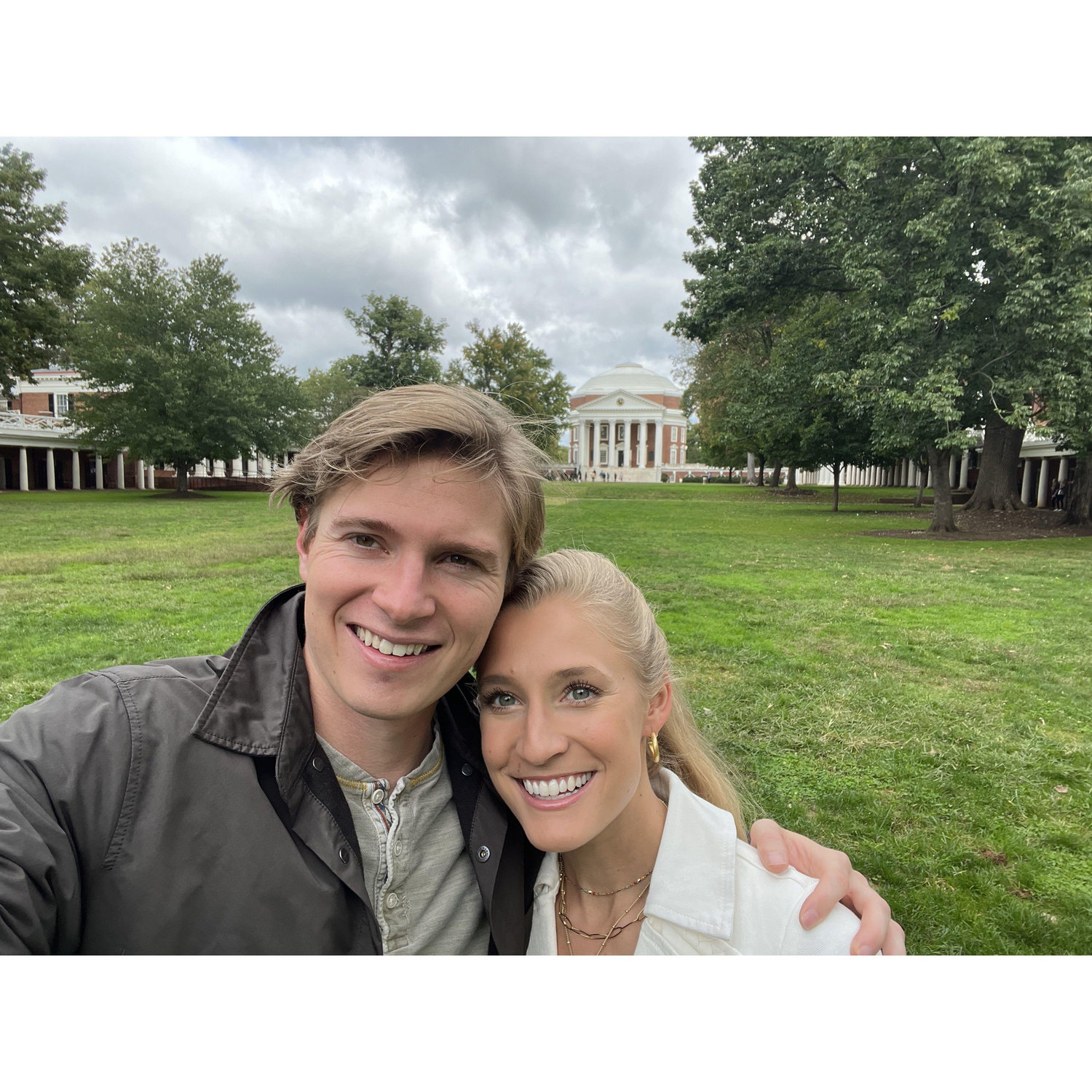 They're proud Hoos and feel blessed to have met in a town they love