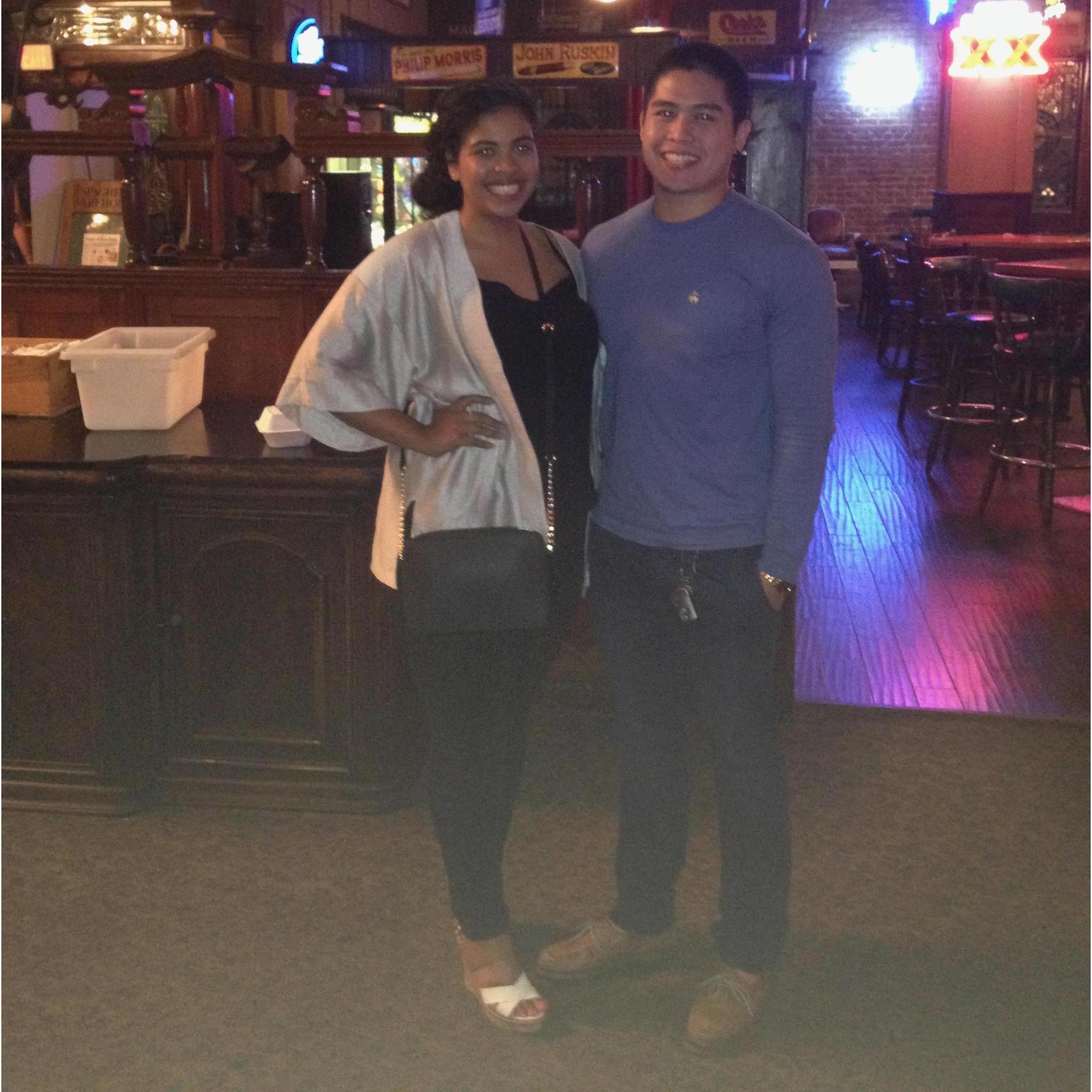 dinner at spaghetti warehouse