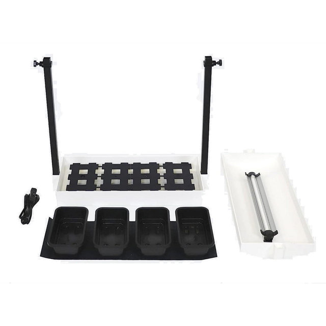 SunBlaster SL1600199 T5HO Micro T5 Grow Light Garden w/Reflector & 4 Seedling Trays for Flower, Herbs, and Veggie Seed Starting or Plant Propagation