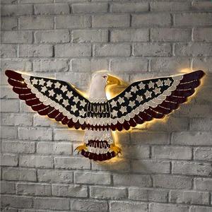 Lighted American Eagle Wall Art