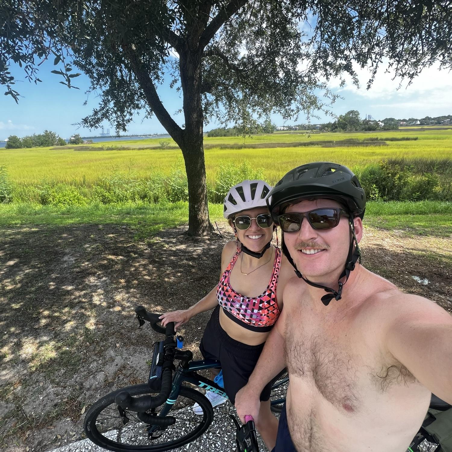 Biking in Charleston!