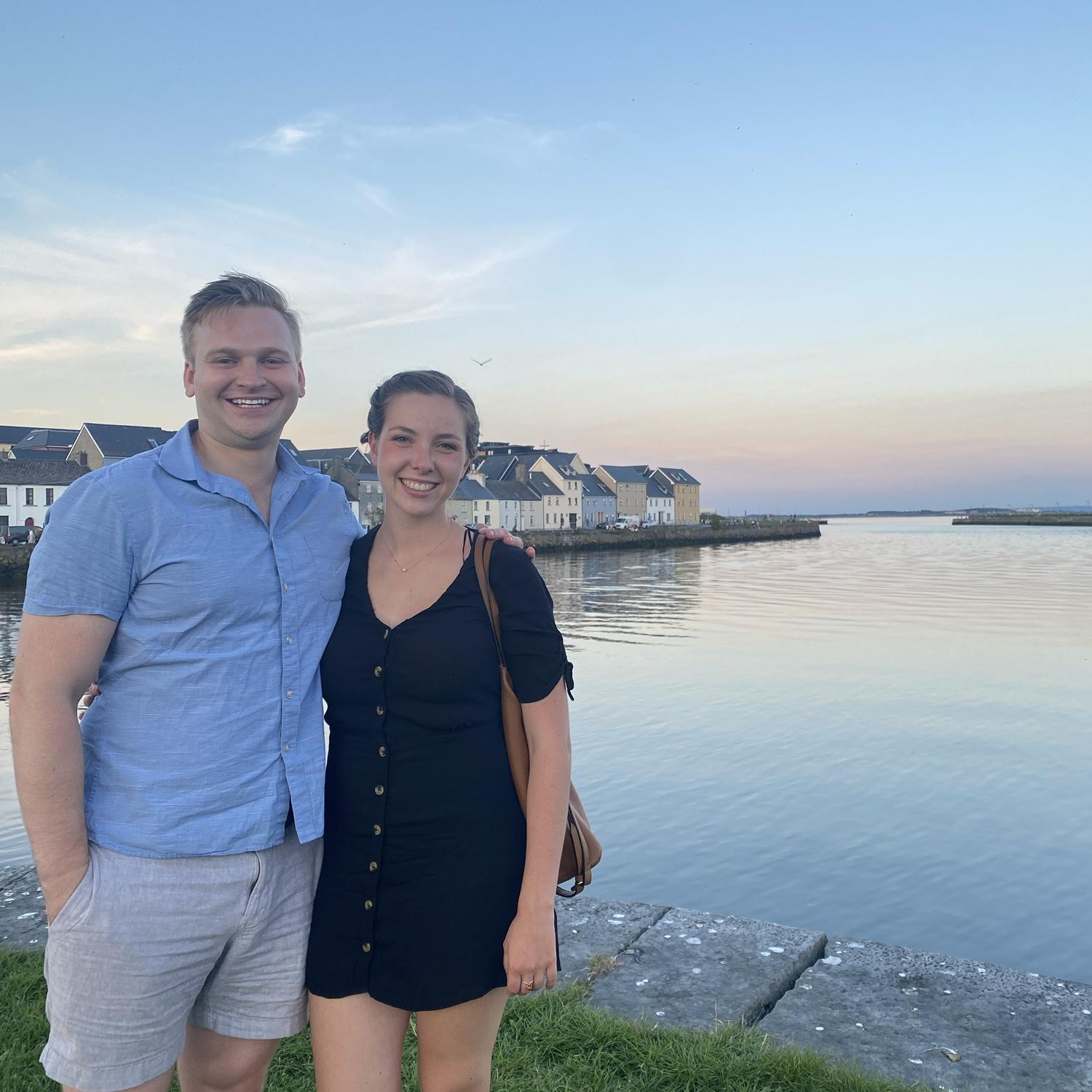 In Ireland together after taking the Bar Exam, August 2022.