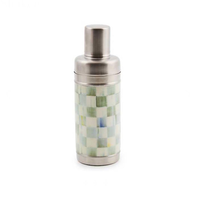 Mackenzie Childs Sterling Check 3260 Cocktail Shaker