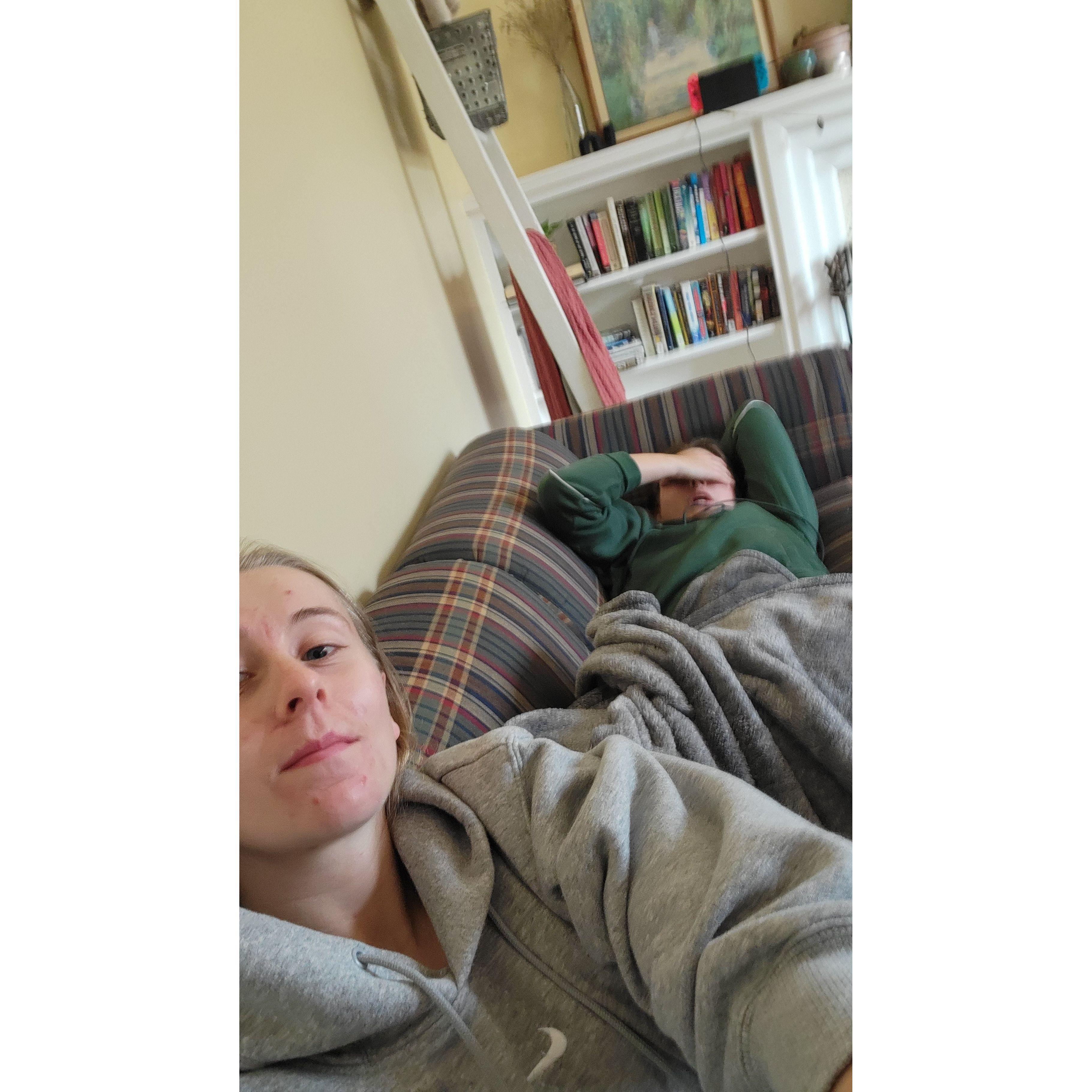 Us hours before finding out if Sarah got accepted to med school or not