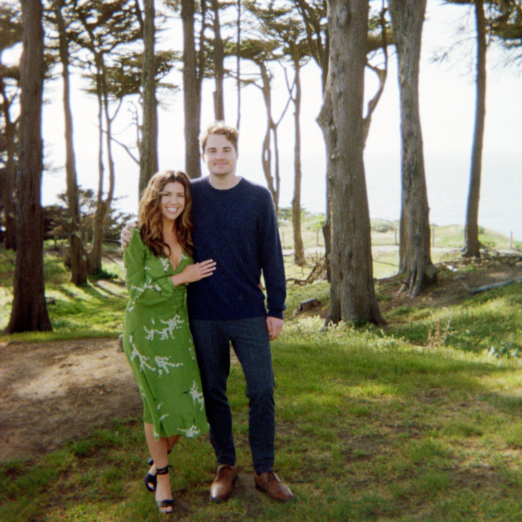 Our engagement photos (taken by Jen Rupey April 2nd, 2022)
