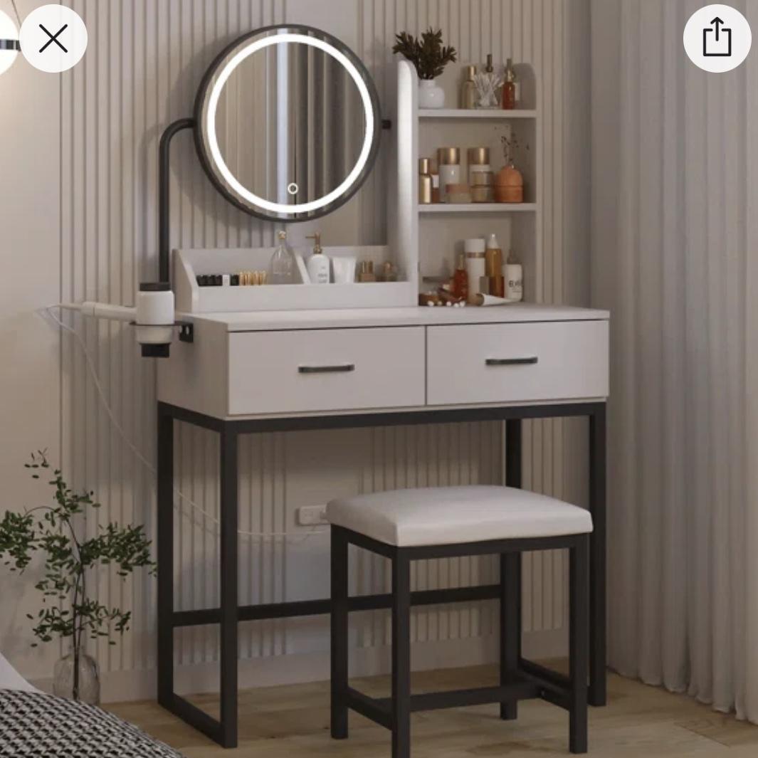 Ivy Bronx Borach Vanity | Wayfair
