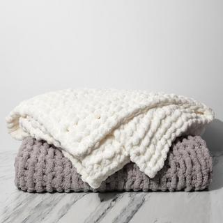 Chenille Chunky Knit Throw