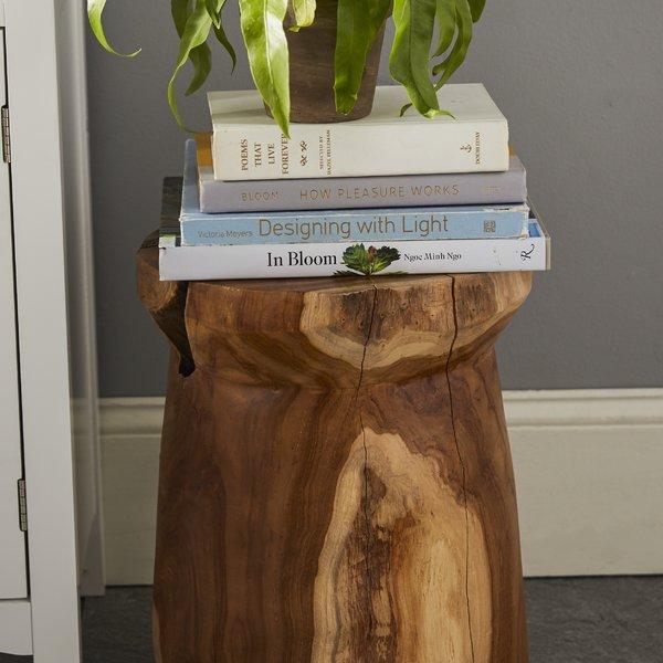 Round Teak Stool