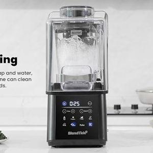Commercial Blender, 1500W Vacuum Blender, Professional-Grade Quiet Shield