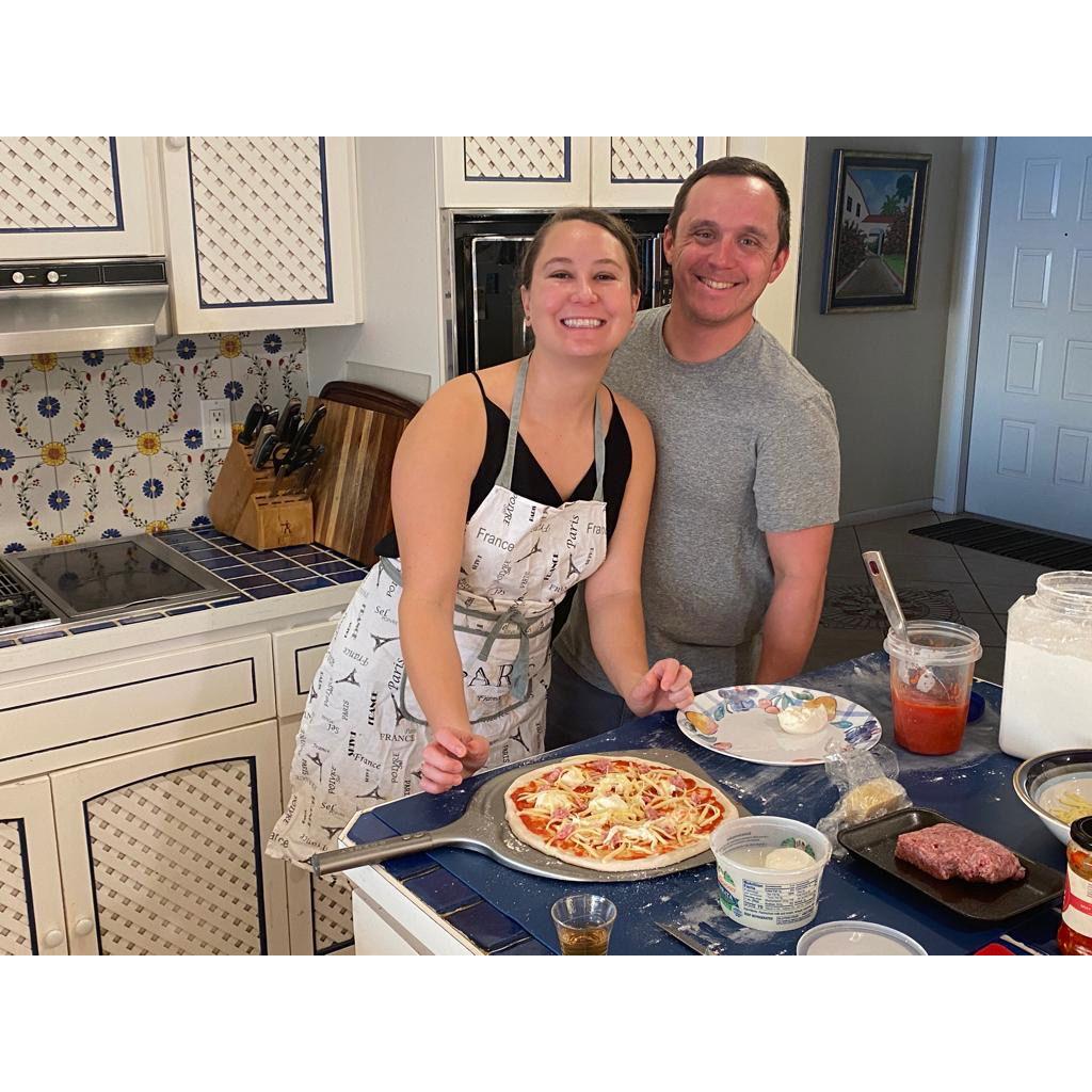 Nick & Sabrina throw a pizza day for the first time -Marco Island, FL