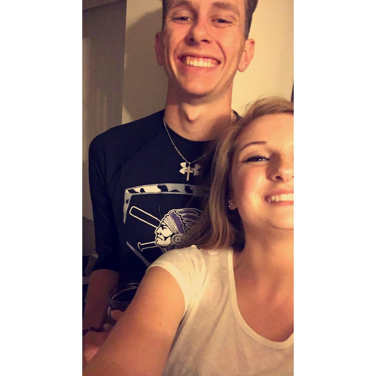 Our first picture together.