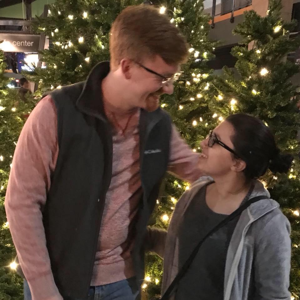 This photo was taken in Christmas of 2017 (photo creds to Jonathan Kenney). Christmas is our favorite time of year, and getting to spend it together means the world.