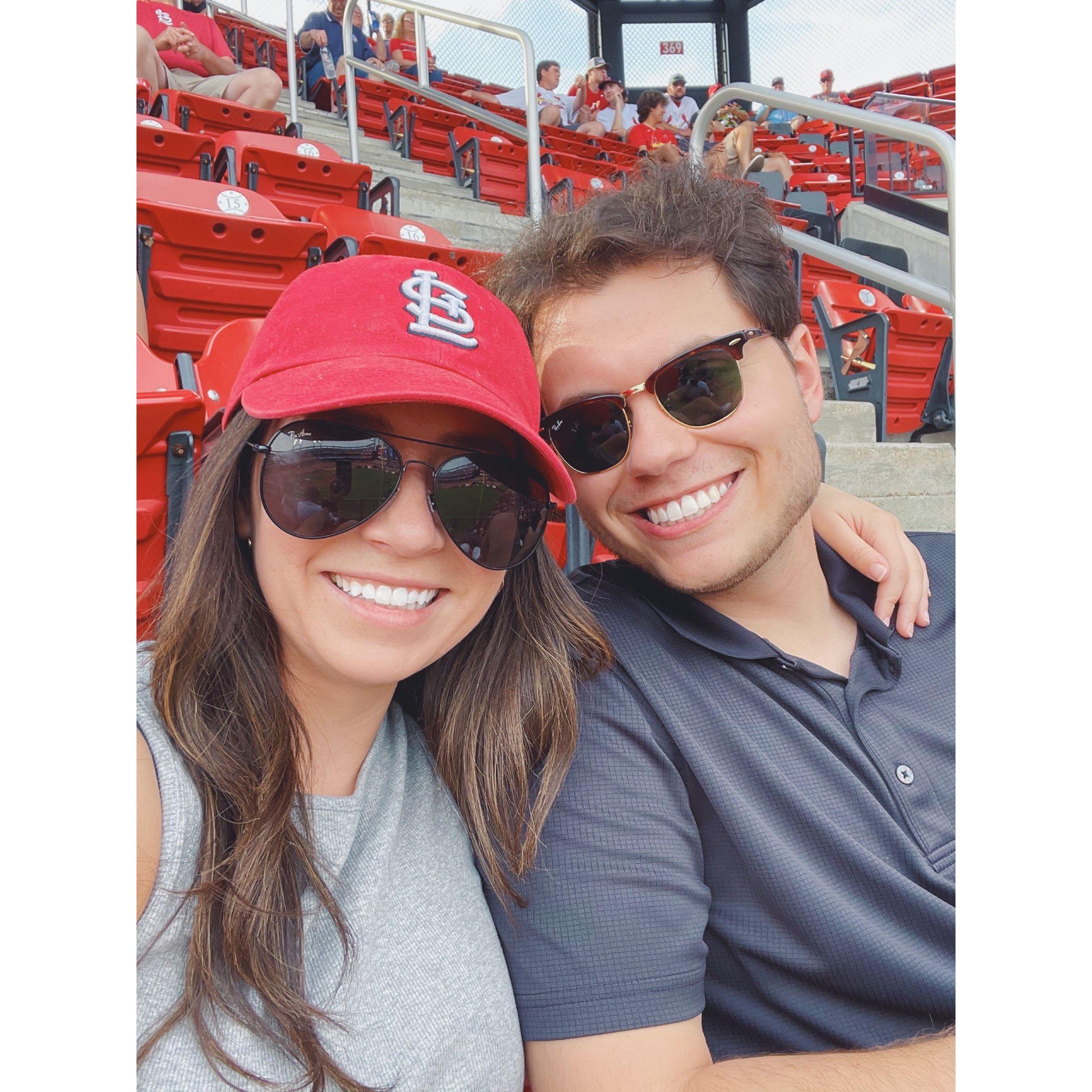 Our first STL cardinals game together!