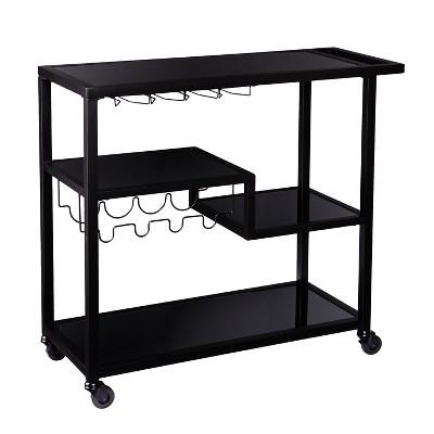 Zephs Bar Cart With Smoked Mirror - Holly & Martin