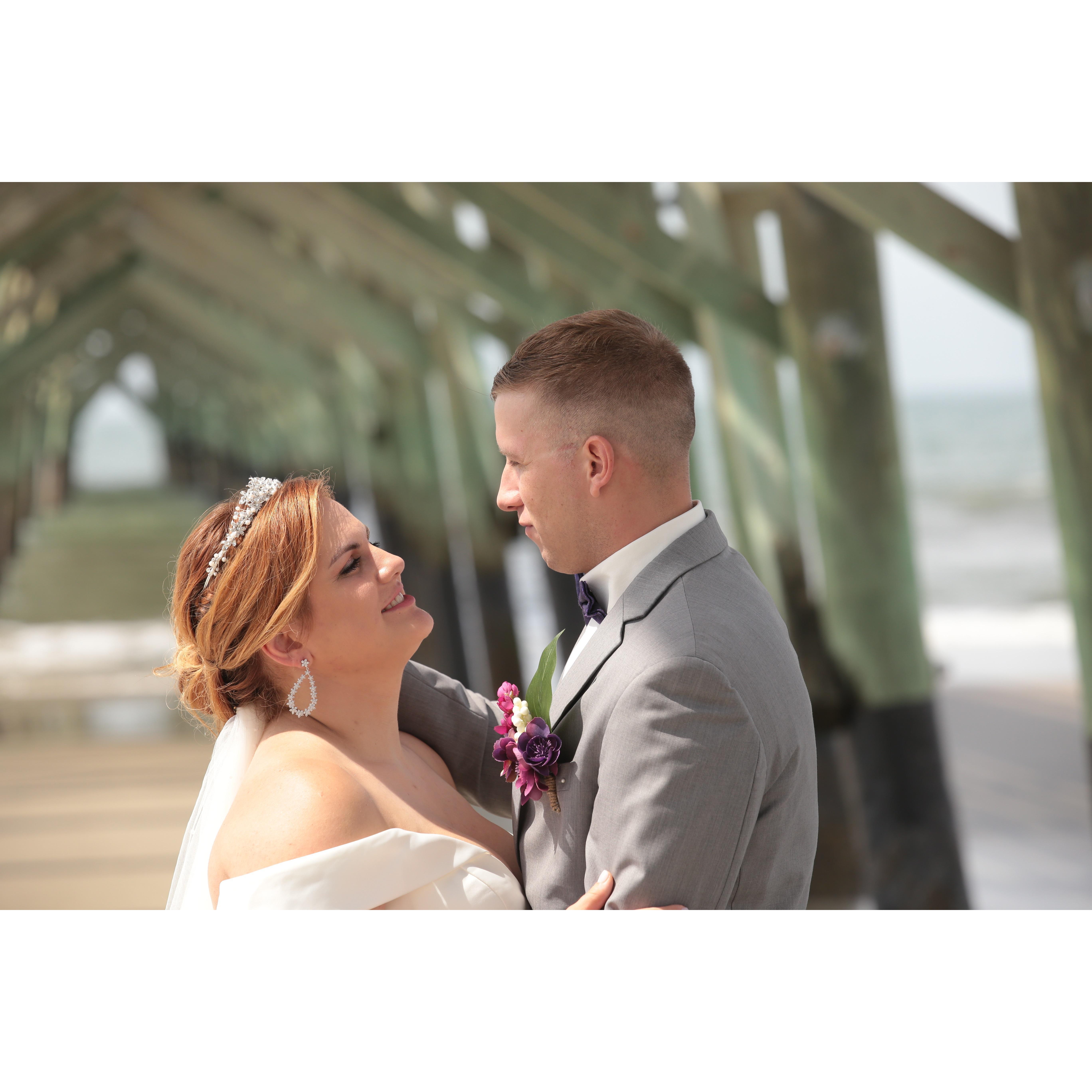 under the pier