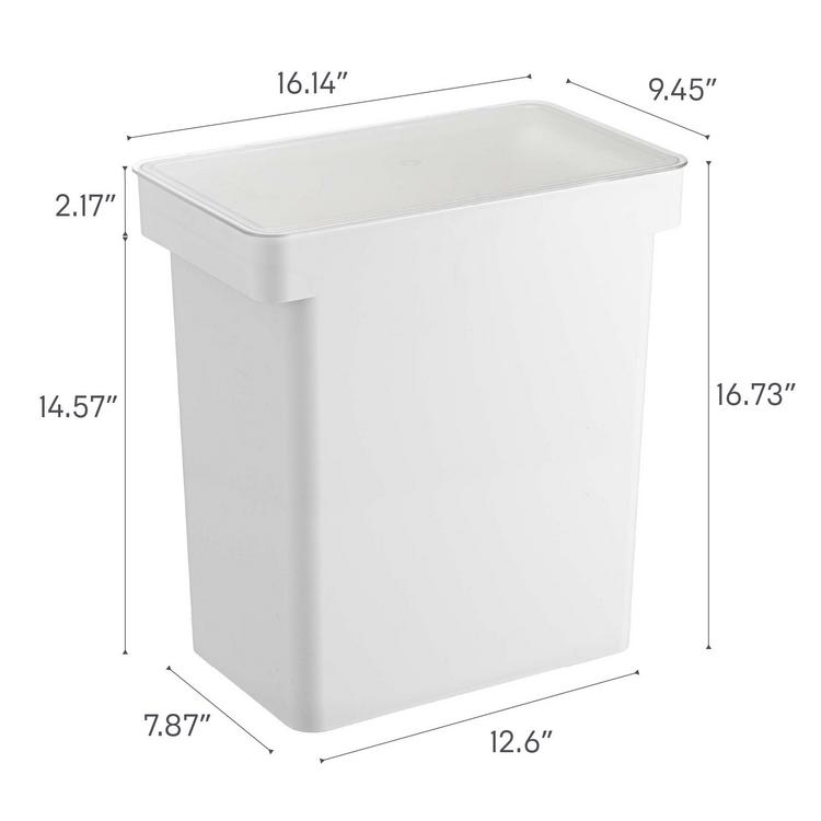 OoBLE Vacuum Storage Containerミニ白 Vacuum-Sealing Food Storage Container - Polypropylene - Yamazaki Home