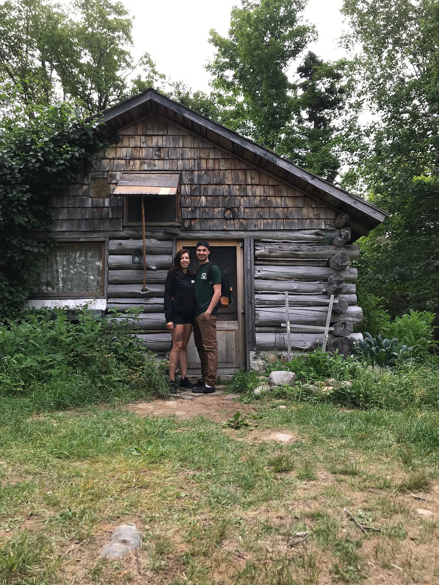 Our little cabin in our happy place in Newry, Maine.