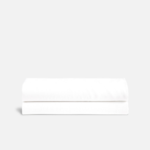 Washed European Linen Fitted Sheet - White, Queen