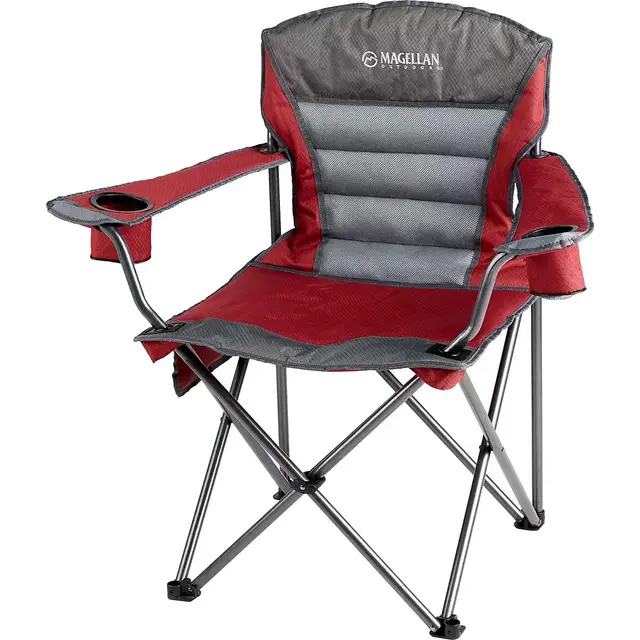 Magellan Outdoors Oversized Ultra Comfort Padded Mesh Chair (Black)