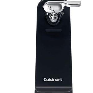 Cuisinart Deluxe Electric Can Opener, Single-Touch Automatic Can Opener, Easy-Clean Detachable Cutting Lever, Nonslip Base, CCO-50BKN, Black