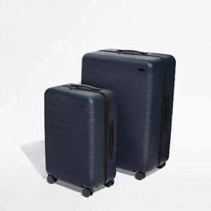 Away Luggage Set (The Carry-On + The Medium) in Navy Blue
