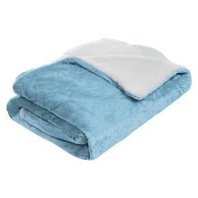 Product description page - Yorkshire Home Fleece Blanket with Sherpa Backing