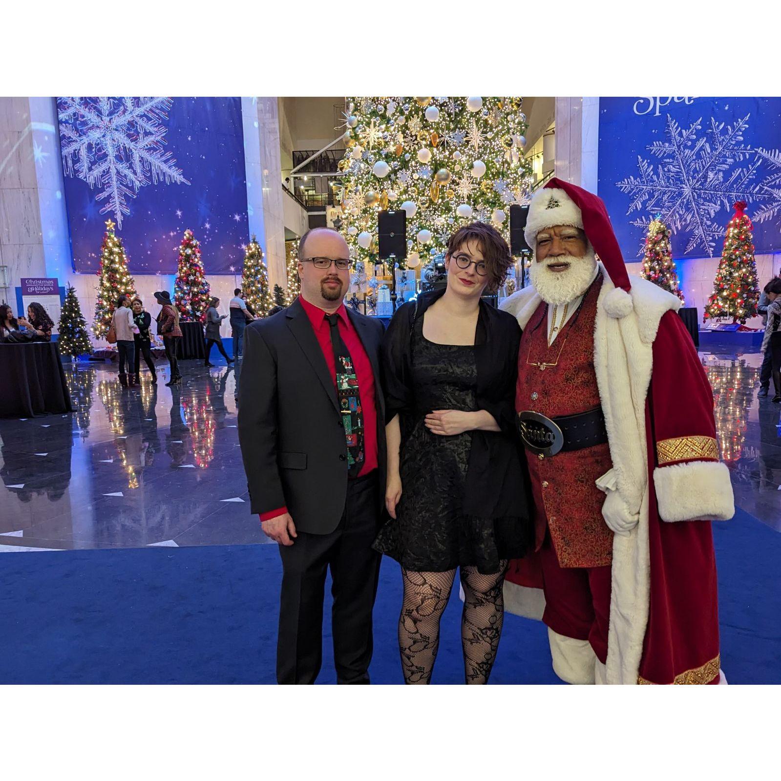 Even adults can have date nights and get photos with Santa.