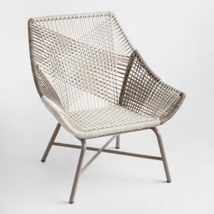 Gray Woven All Weather Wicker Andalusia Outdoor Chair