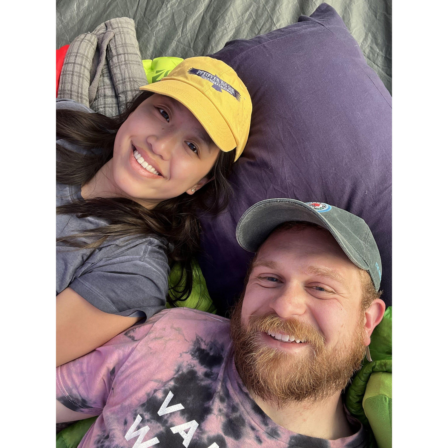 Cody and Megan on yet another camping trip (this time in Big Sur, CA).
