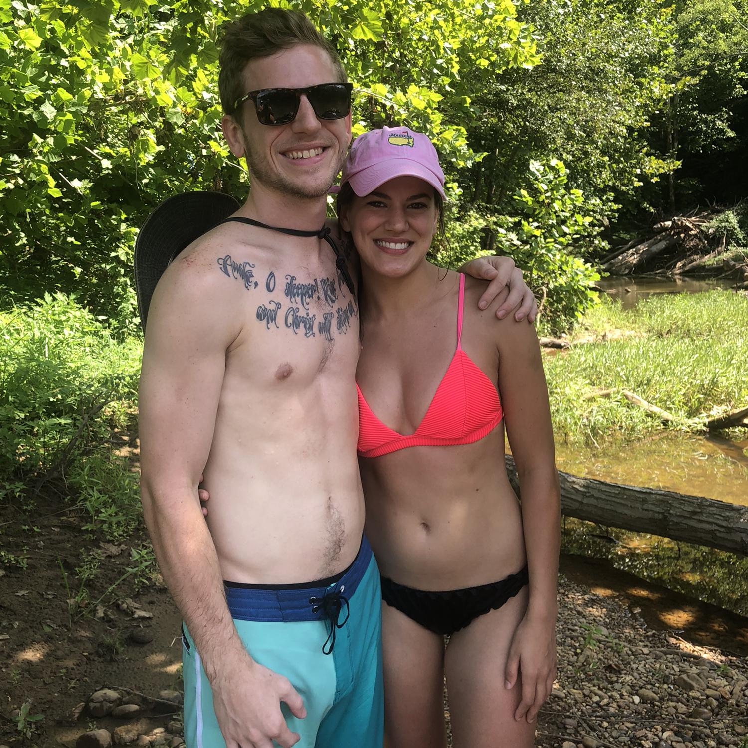 The camping trip where they first said "I love you."