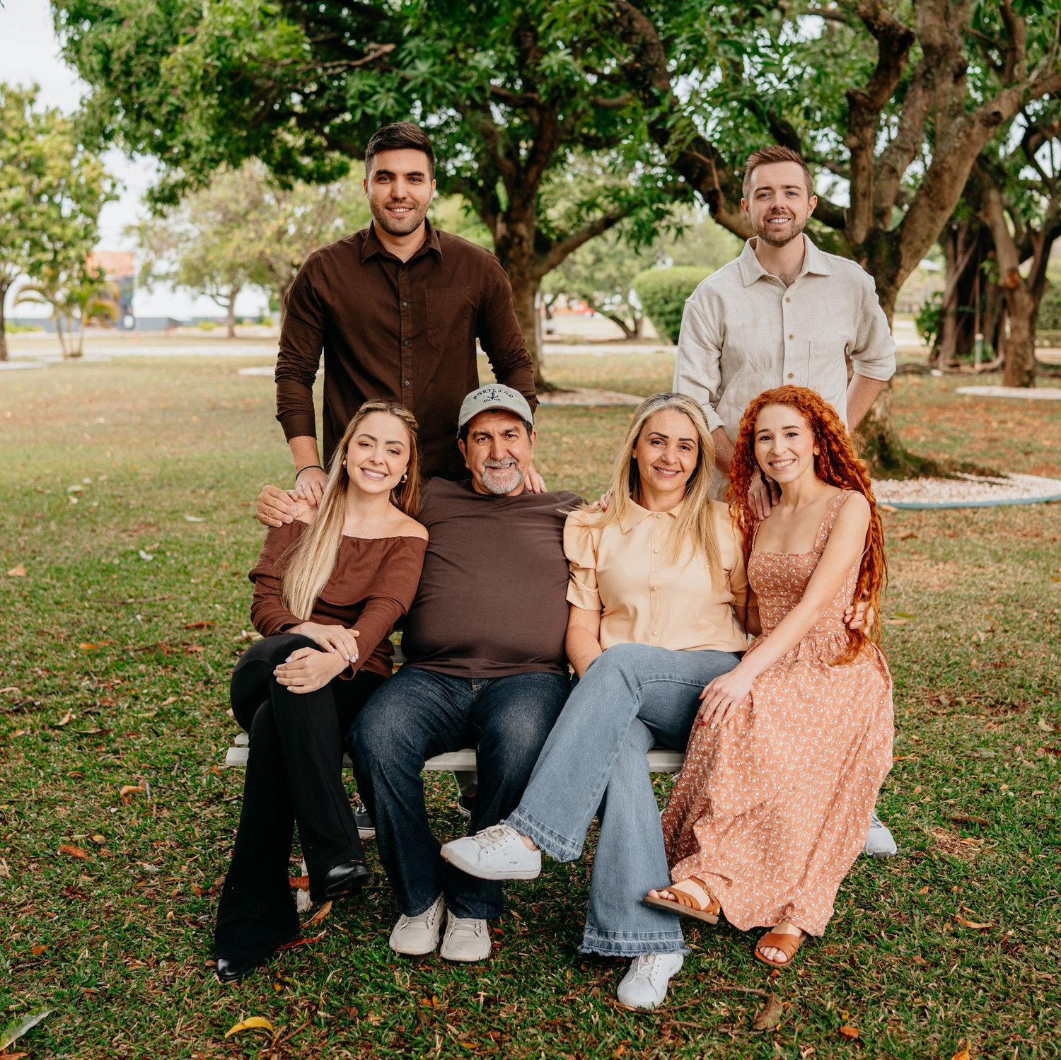 Ticia's sister, brother-in-law, dad, mom, James and Ticia!
