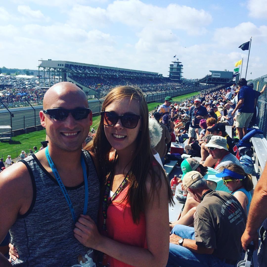Olivia's first Indy 500.