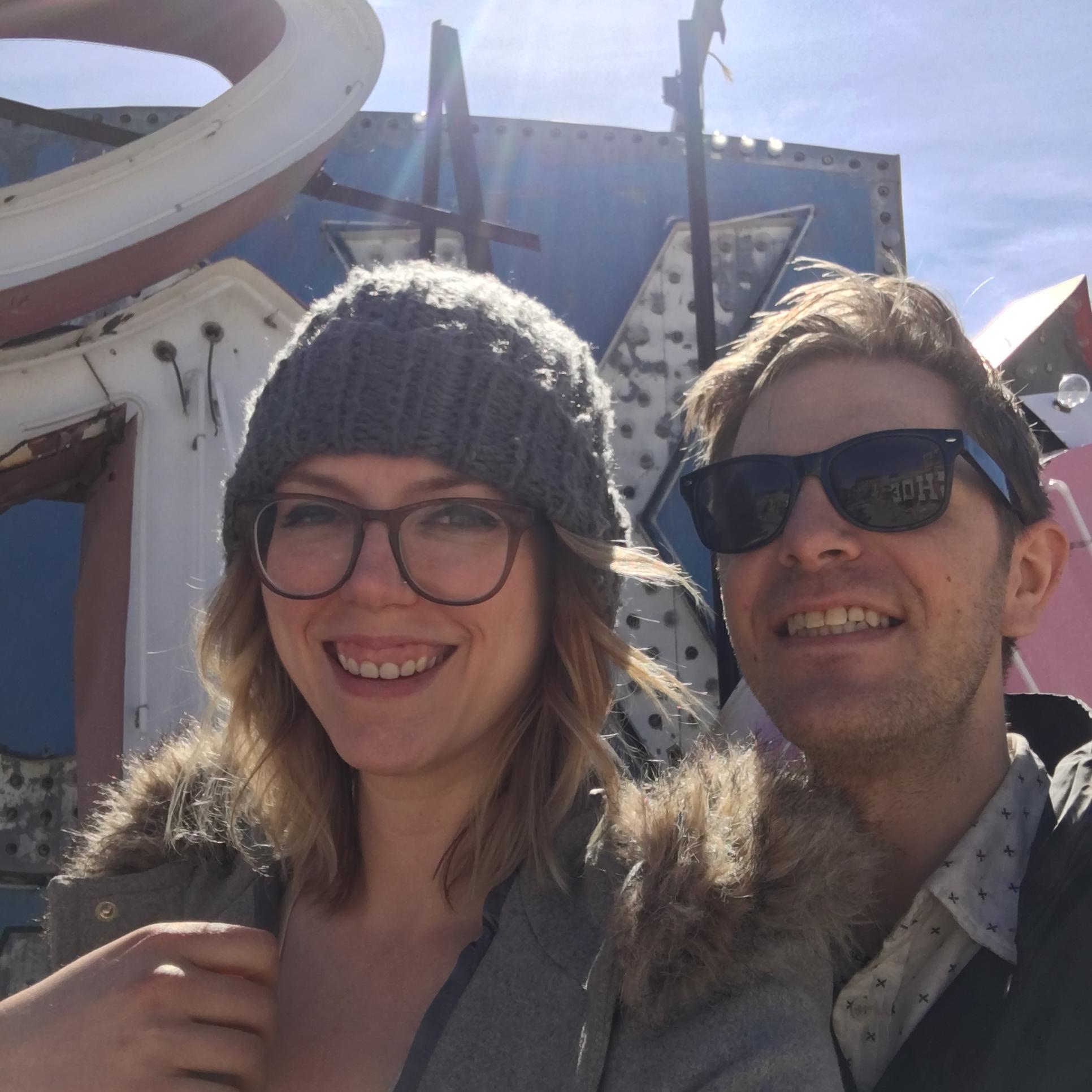 Our first trip together - to Las Vegas.