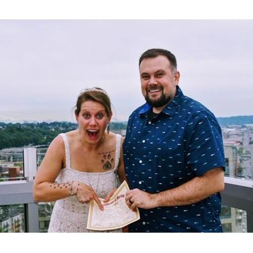We have a marriage certificate!