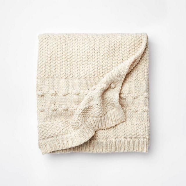 Bobble Striped Knit Throw Blanket - Threshold™ designed with Studio McGee