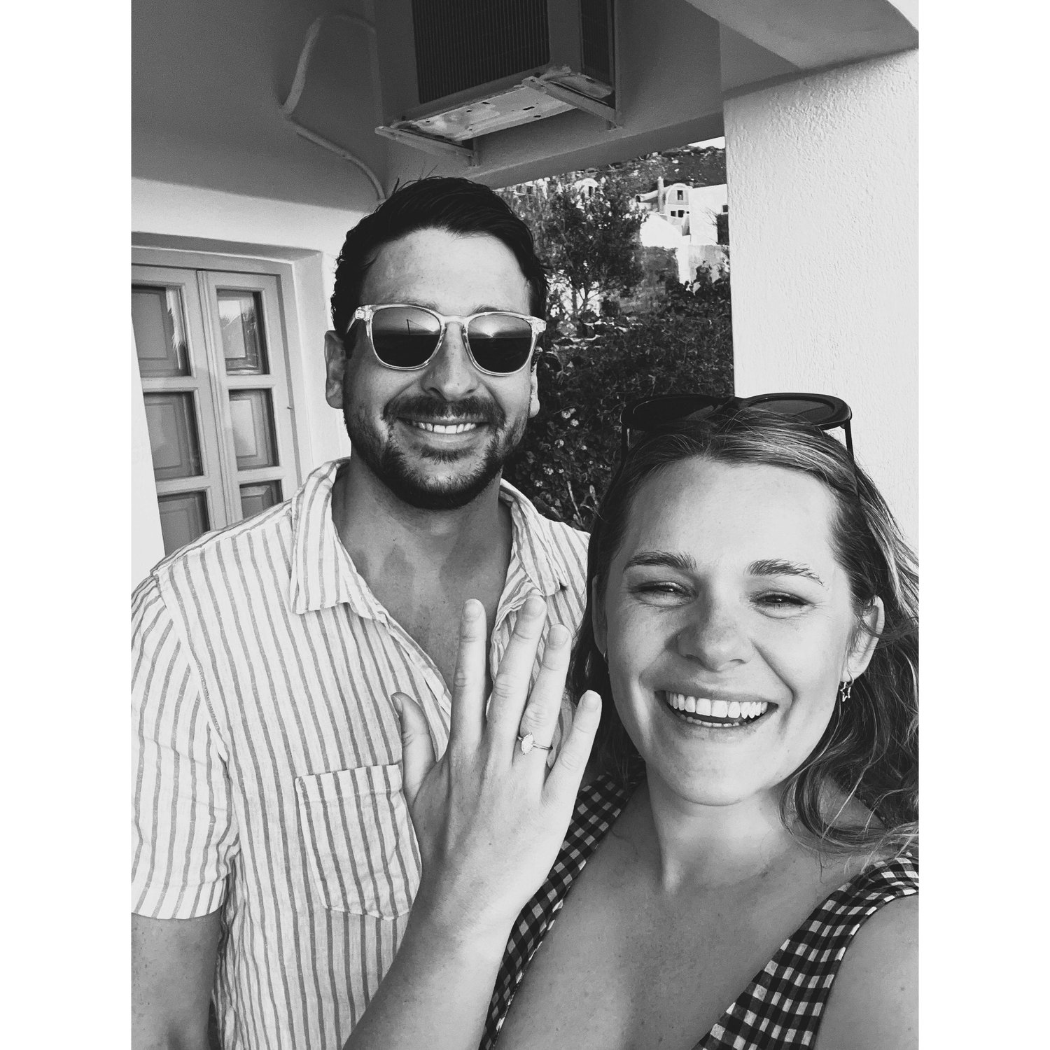 The night we got engaged.