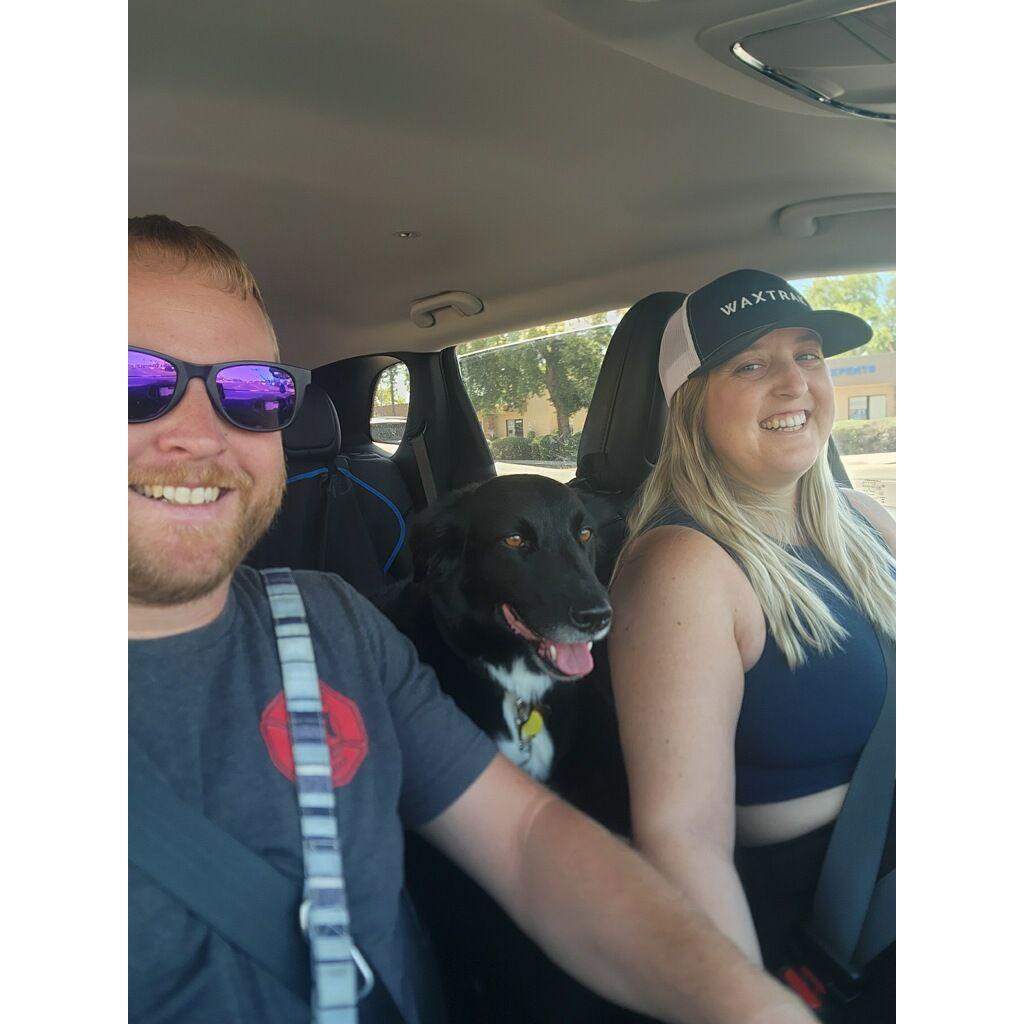 Our of our favorite things, Drives with Sagey, We miss her lots!