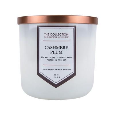 12oz Jar Candle Cashmere Plum - The Collection By Chesapeake Bay Candle