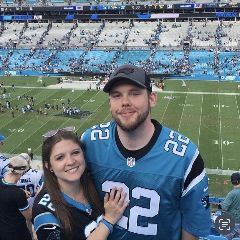 Our first Panther's Game! We defeated the Jaguars 34-27.