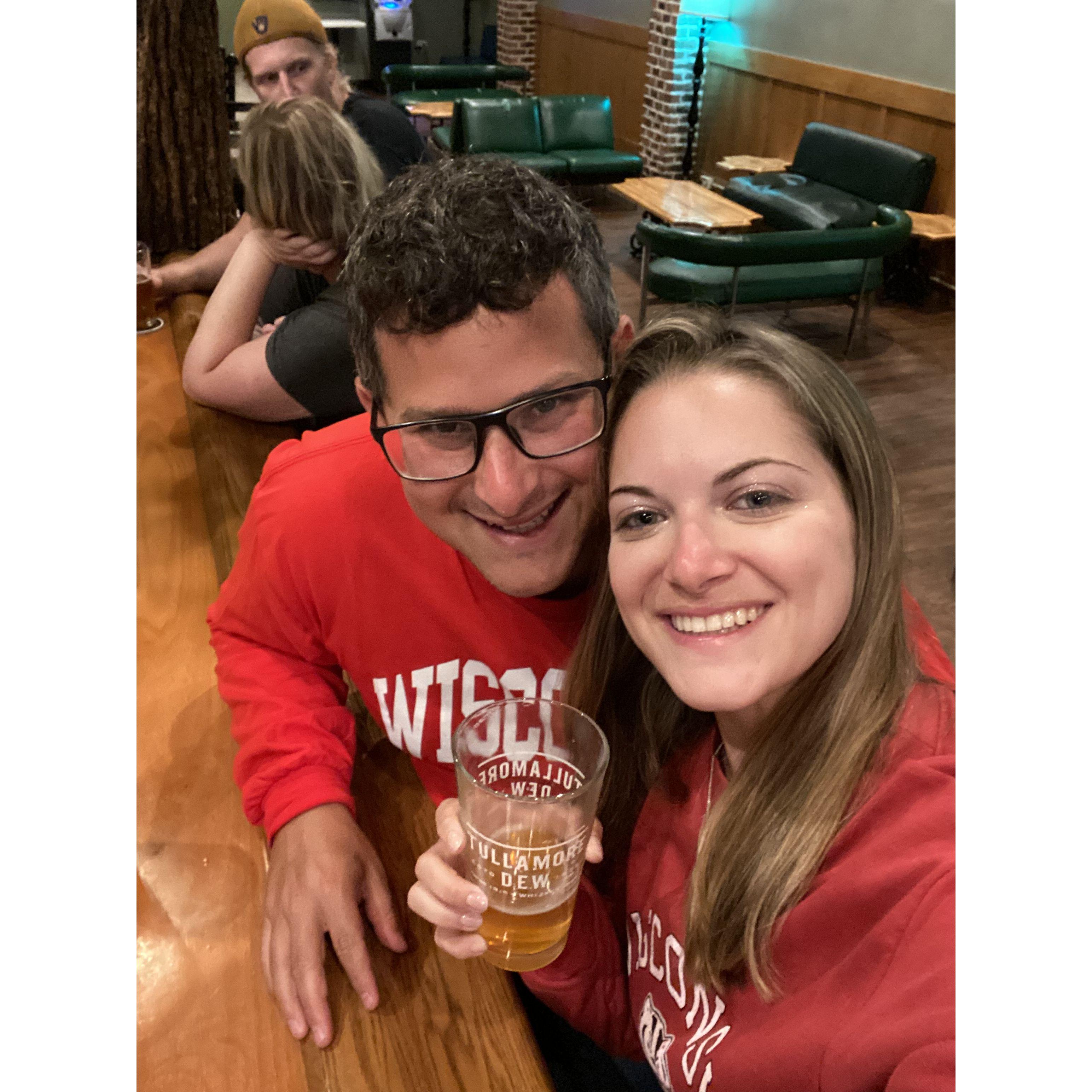 On Wisconsin! Shariss LOVED Spotted Cow!