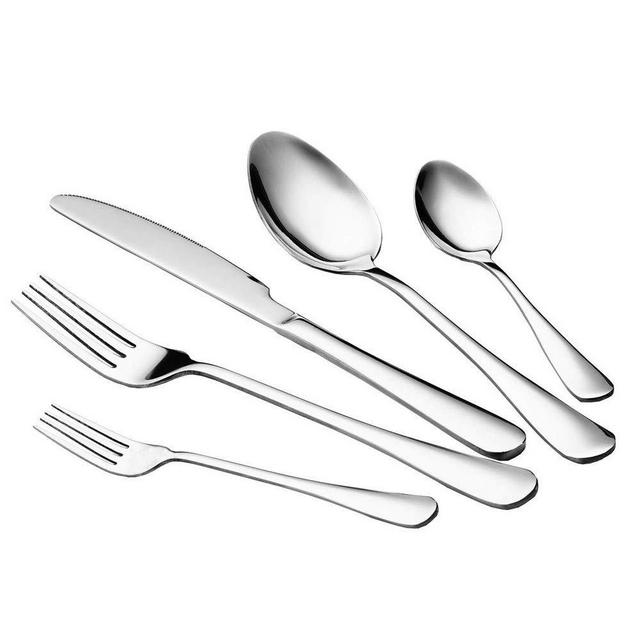 20-Piece Silverware Set, Flatware Set Stainless Steel Cutlery Kitchen Utensil Set Tableware Service for 4