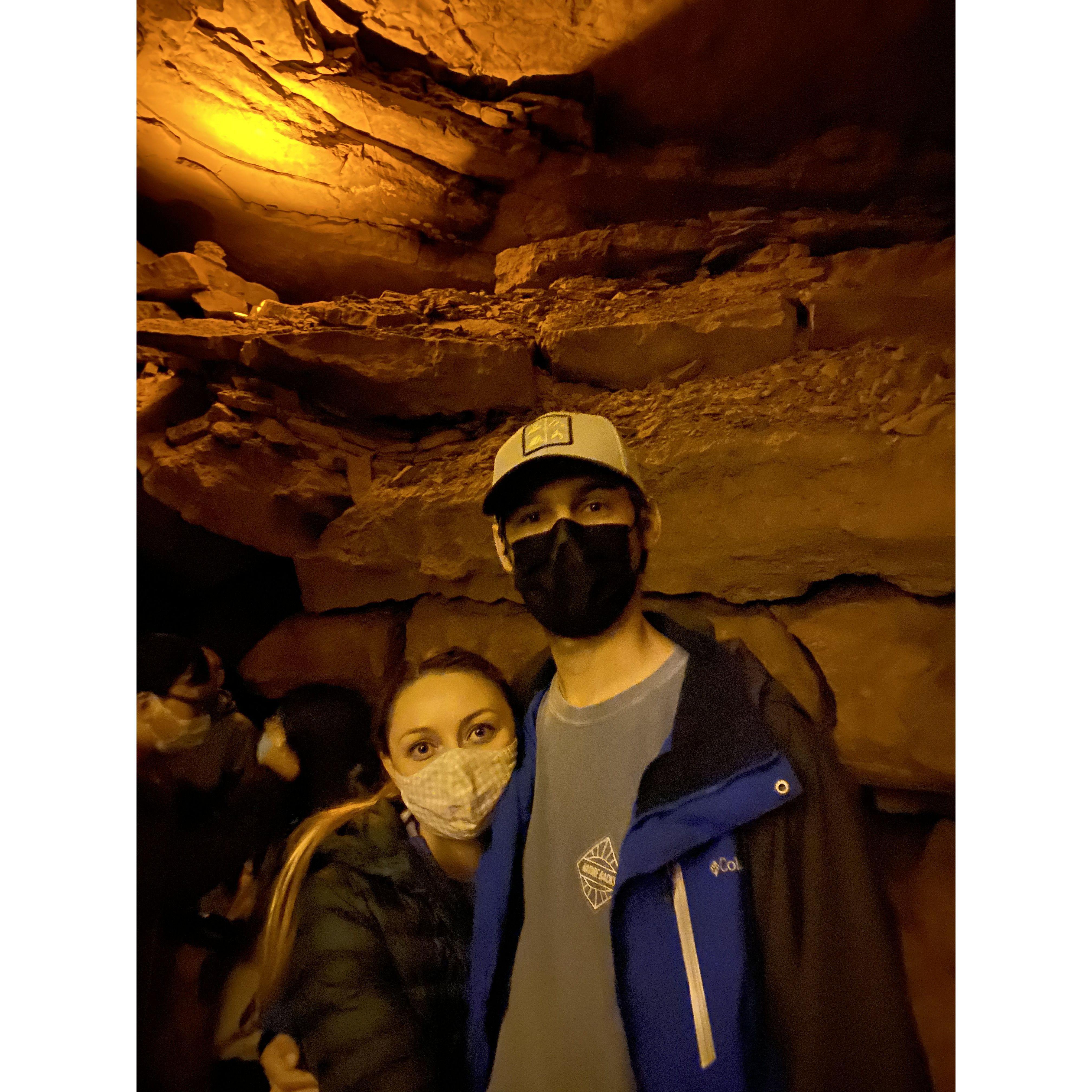 Our First Cave Adventures Together--Mammoth Caves, KY